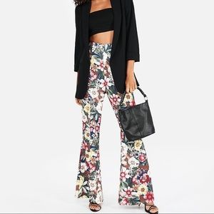 High waisted flared pants